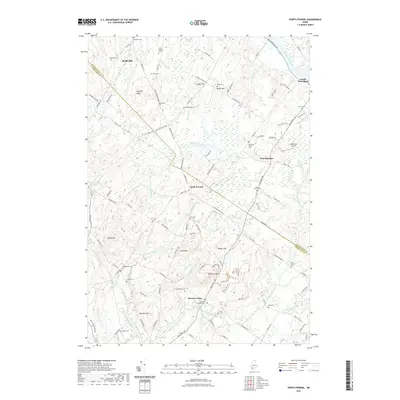 2021 Map of North Pownal, 2021 Print