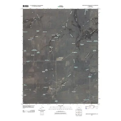2010 Map of North Rattlesnake Butte, 2010 Print