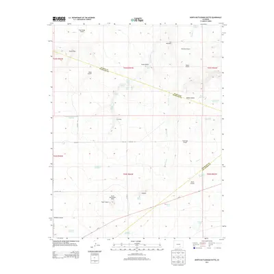 2013 Map of North Rattlesnake Butte, 2013 Print