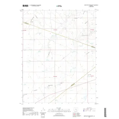 2019 Map of North Rattlesnake Butte, 2019 Print