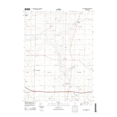 2013 Map of North Robinson, 2013 Print