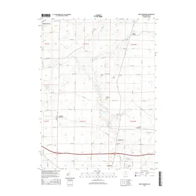 2016 Map of North Robinson, 2016 Print