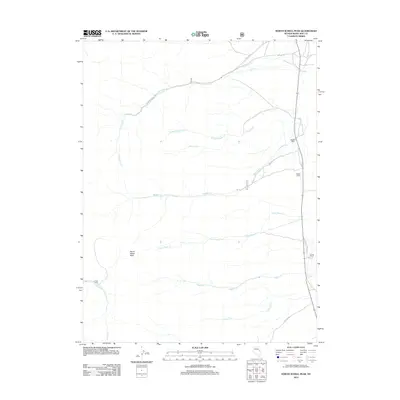 2012 Map of North Schell Peak, 2012 Print