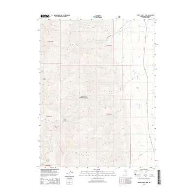 2014 Map of North Schell Peak, 2014 Print