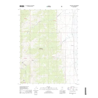 2018 Map of North Schell Peak, 2018 Print