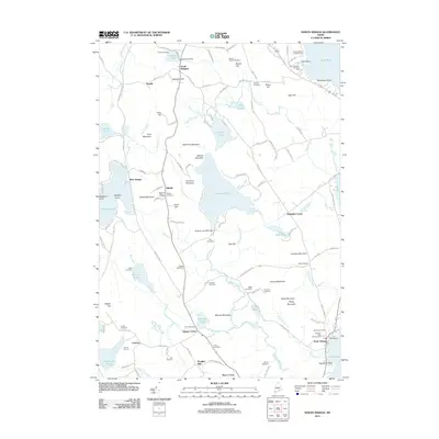2011 Map of North Sebago, 2011 Print