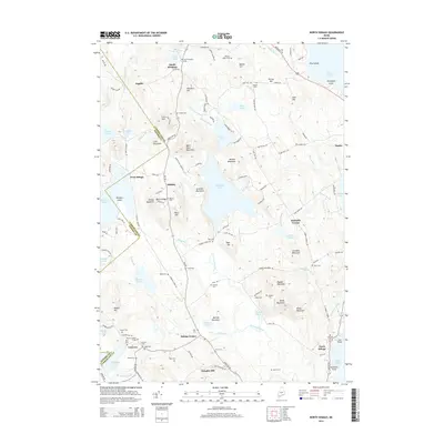 2014 Map of North Sebago, 2014 Print