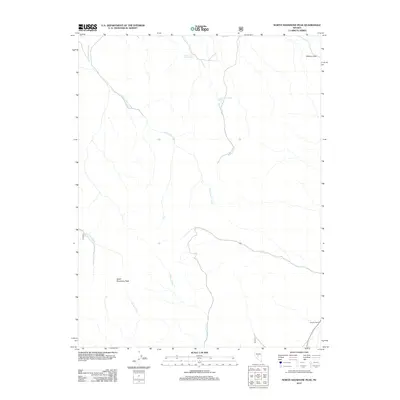 2012 Map of North Shoshone Peak, 2012 Print