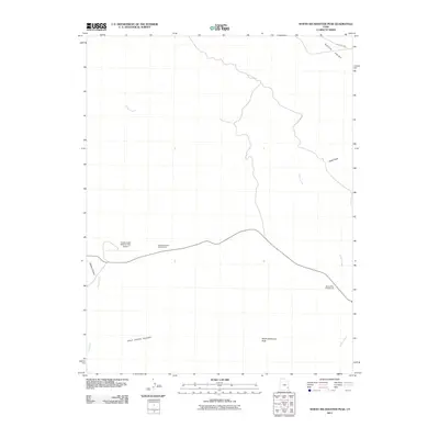 2011 Map of North Six-shooter Peak, 2011 Print