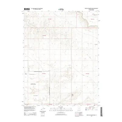 2014 Map of North Six-shooter Peak, 2014 Print