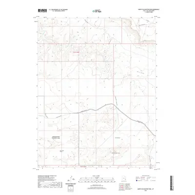 2020 Map of North Six-shooter Peak, 2020 Print