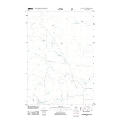 2011 Map of North Slick Creek, 2011 Print