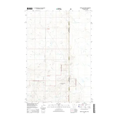 2014 Map of North Slick Creek, 2014 Print