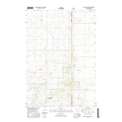 2017 Map of North Slick Creek, 2017 Print