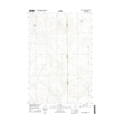 2014 Map of North Star Butte, 2014 Print