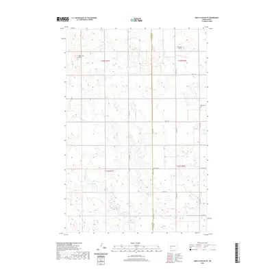 2020 Map of North Star Butte, 2020 Print
