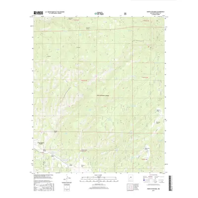 2017 Map of North Star Mesa, 2017 Print