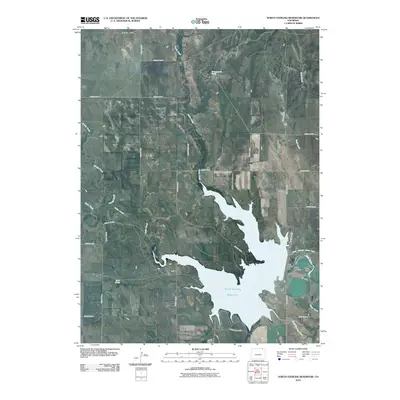 2010 Map of North Sterling Reservoir, 2010 Print
