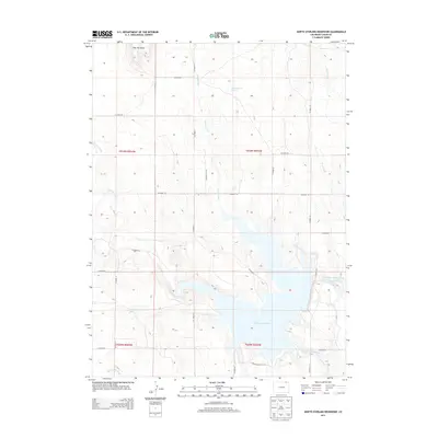 2013 Map of North Sterling Reservoir, 2013 Print