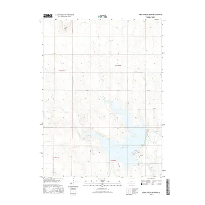 2016 Map of North Sterling Reservoir, 2016 Print