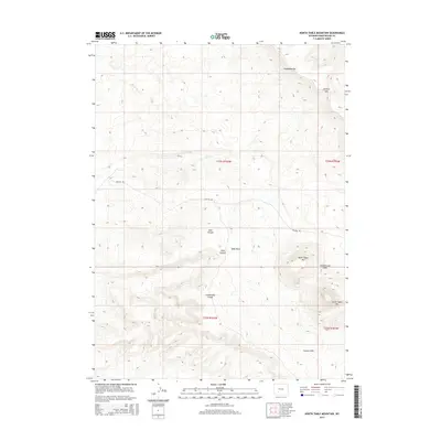 2015 Map of North Table Mountain, 2015 Print