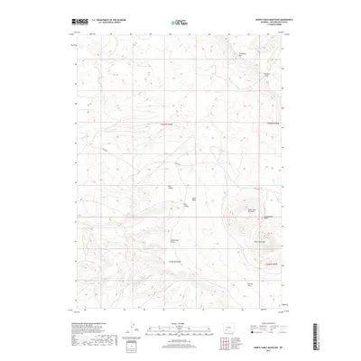 2017 Map of North Table Mountain, 2017 Print