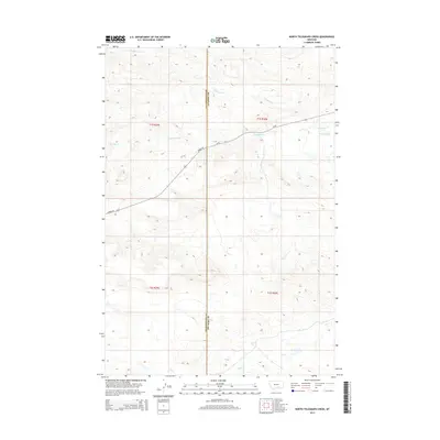 2014 Map of North Telegraph Creek, 2014 Print