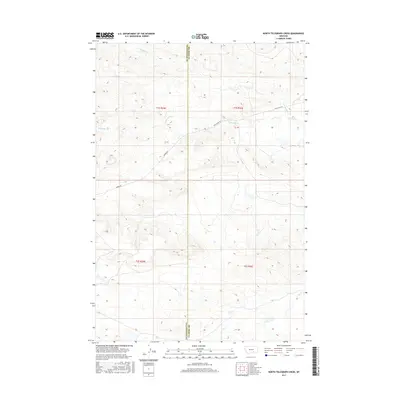 2017 Map of North Telegraph Creek, 2017 Print