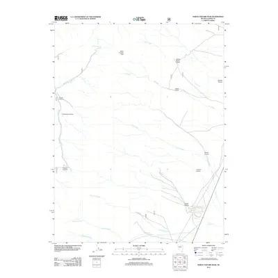 2012 Map of North Toiyabe Peak, 2012 Print