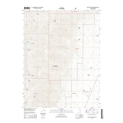 2015 Map of North Toiyabe Peak, 2015 Print