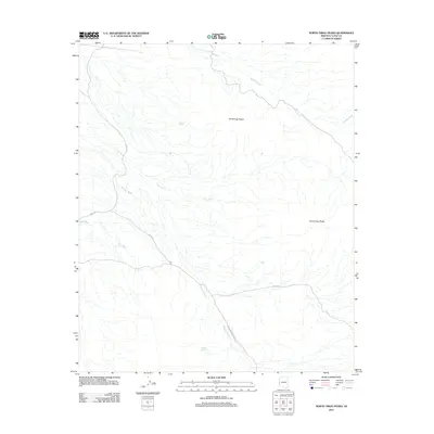 2011 Map of North Trigo Peaks, 2011 Print