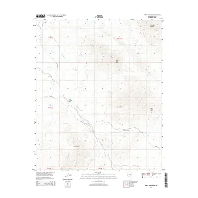 2014 Map of North Trigo Peaks, 2014 Print