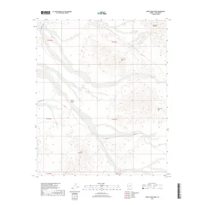 2018 Map of North Trigo Peaks, 2018 Print