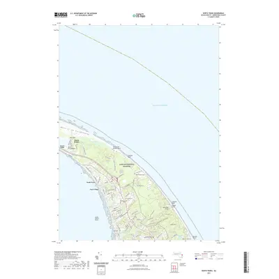 2021 Map of North Truro, 2021 Print