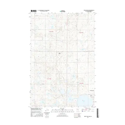2016 Map of North Twin Lake, 2016 Print