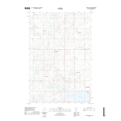 2019 Map of North Twin Lake, 2019 Print