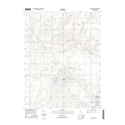 2016 Map of North Vernon, 2016 Print