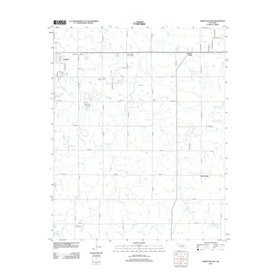 2012 Map of North Village, 2012 Print