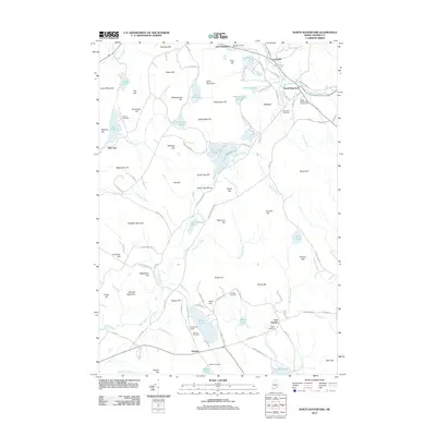 2012 Map of North Waterford, 2012 Print