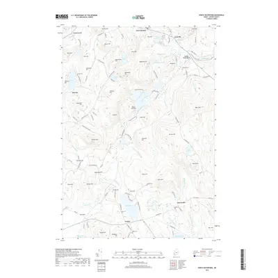 2018 Map of North Waterford, 2018 Print