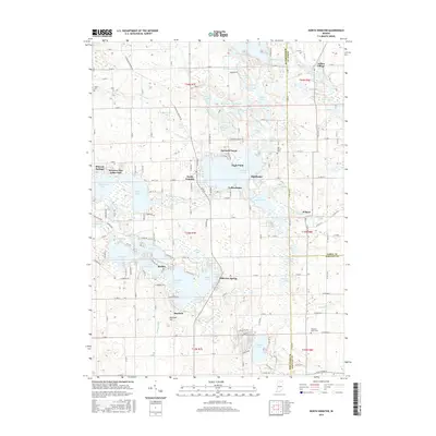 2016 Map of North Webster, 2016 Print