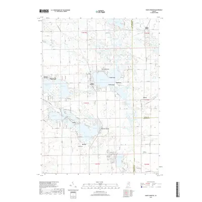 2019 Map of North Webster, 2019 Print