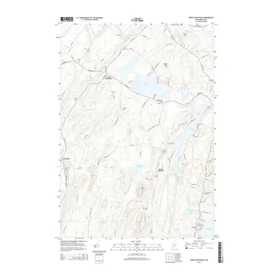 2014 Map of North Whitefield, 2014 Print