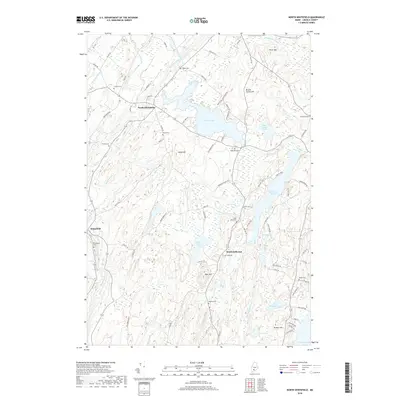 2018 Map of North Whitefield, 2018 Print
