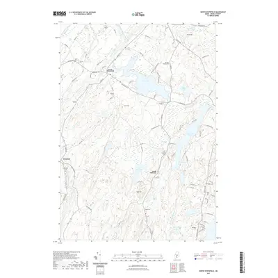 2021 Map of North Whitefield, 2021 Print
