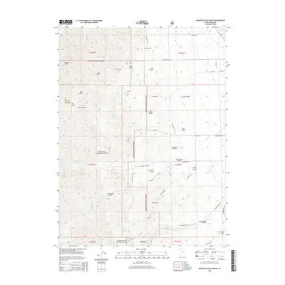 2014 Map of North Willow Canyon, 2014 Print