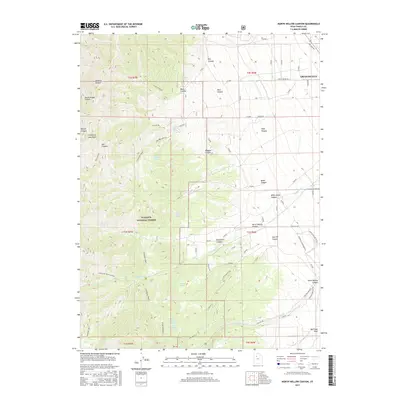 2017 Map of North Willow Canyon, 2017 Print