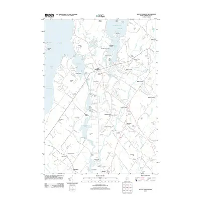2011 Map of North Windham, 2011 Print