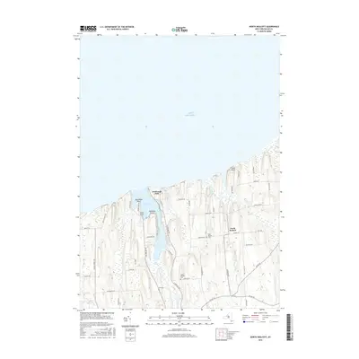 2016 Map of North Wolcott, 2016 Print
