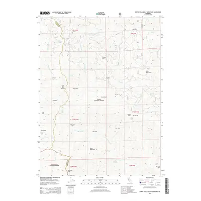2015 Map of North Yolla Bolly Mountains, 2015 Print